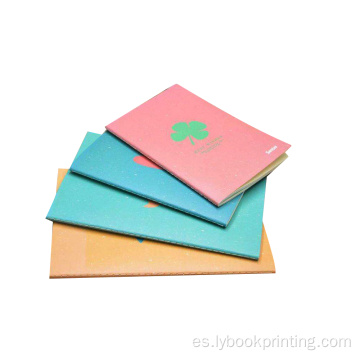 A5 Journal coser coser en blanco Kraft Paper Notebook